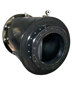 Onyx Flanged Fully Enclosed Duckbill Check Valve Series DBMJF