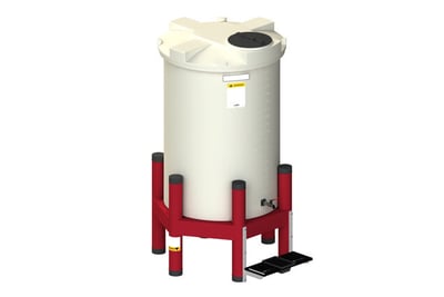 Snyder Tank Industrial Chemical Cylindrical Gravity Feed Systems
