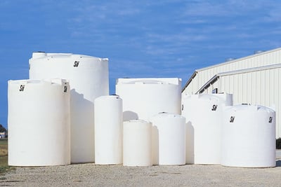 Snyder Tank Industrial Chemical Vertical Storage Tanks