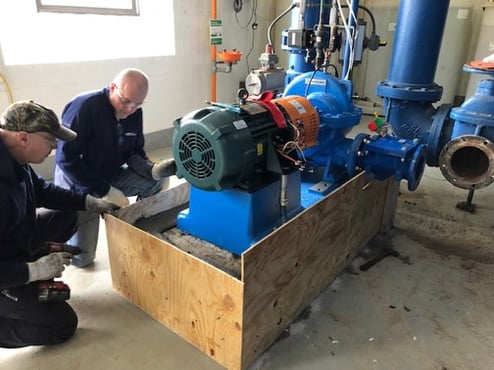 Crane Engineering Team Checking Equipment