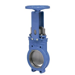 Orbinox BI-DIRECTIONAL KNIFE GATE VALVE WITH RINGS BR MODEL 