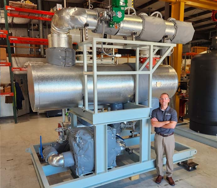 OptiFlow Pump Skid Design & Build Center | Kimberly, WI | Crane Engineering