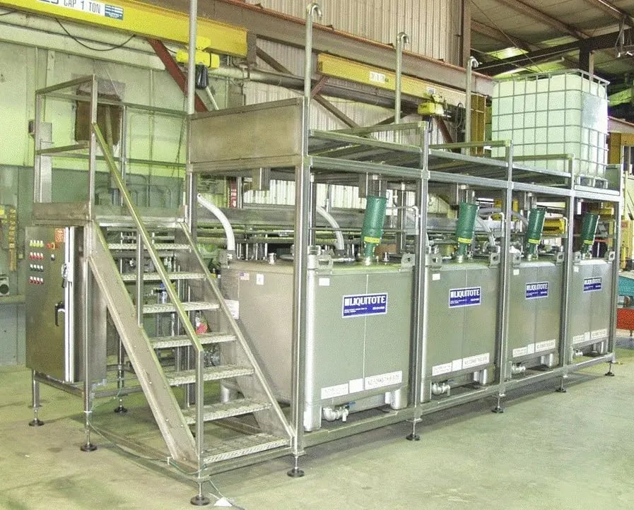 Tote Dispensing & Feed Station