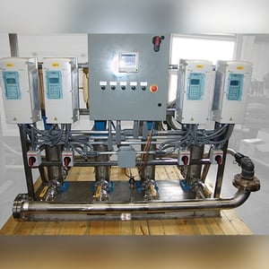 OptiFlow Water Pressure Skid Mounted Booster Pump System