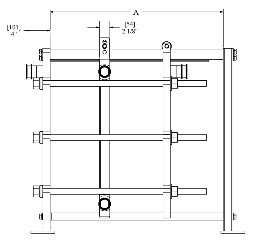 AGC Powder Coated Mild Steel Bar Model Pro2-F Frame