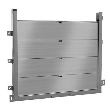 Orbinox Aluminiun Stop Log Penstock SA Model