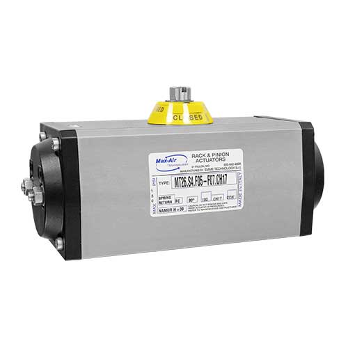 Max-Air MT Series Aluminum Rack & Pinion Actuators