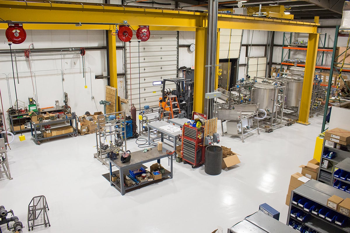 Crane Engineering's OptiFlow Facility Interior